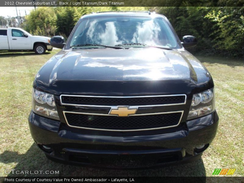Black / Light Titanium/Dark Titanium 2012 Chevrolet Suburban LT