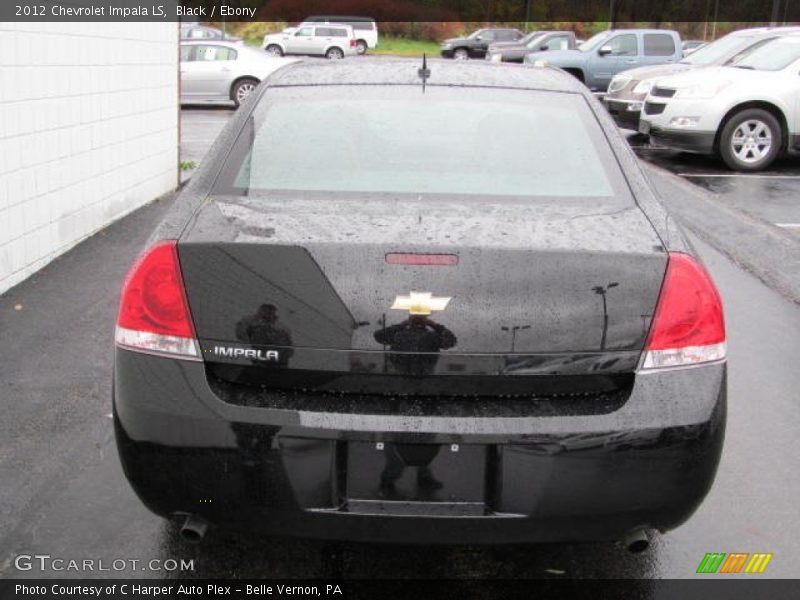 Black / Ebony 2012 Chevrolet Impala LS