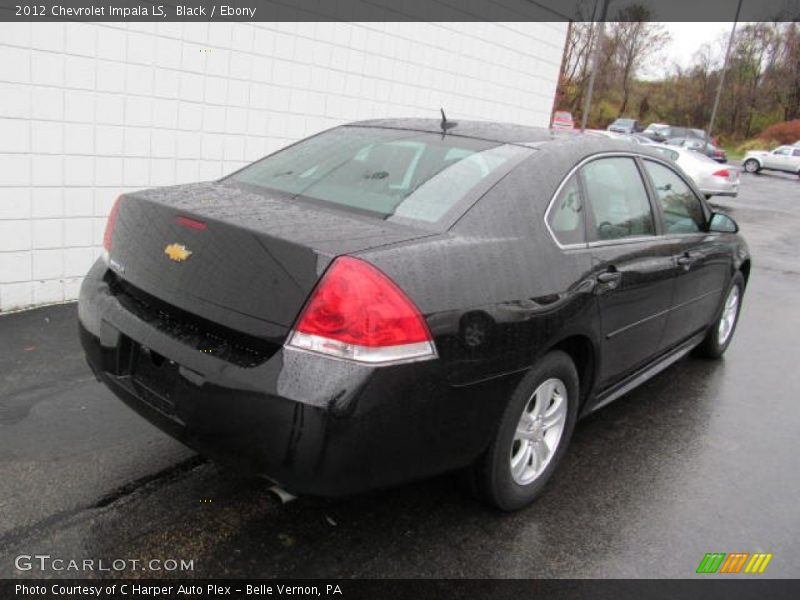 Black / Ebony 2012 Chevrolet Impala LS
