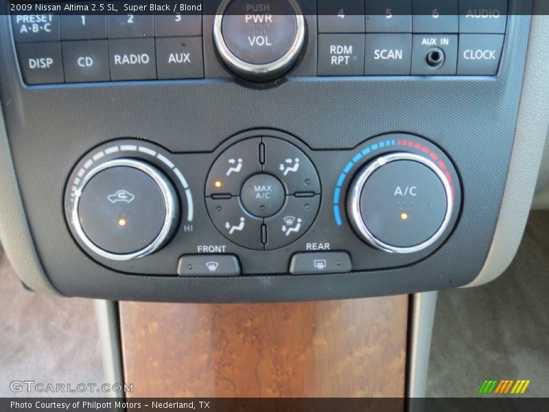 Super Black / Blond 2009 Nissan Altima 2.5 SL
