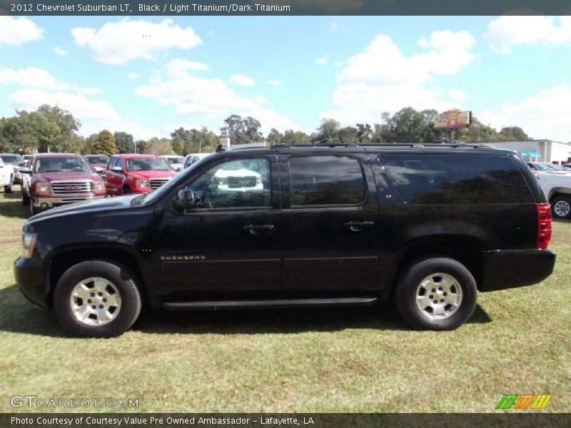Black / Light Titanium/Dark Titanium 2012 Chevrolet Suburban LT