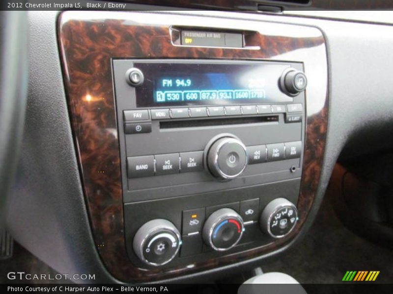 Black / Ebony 2012 Chevrolet Impala LS