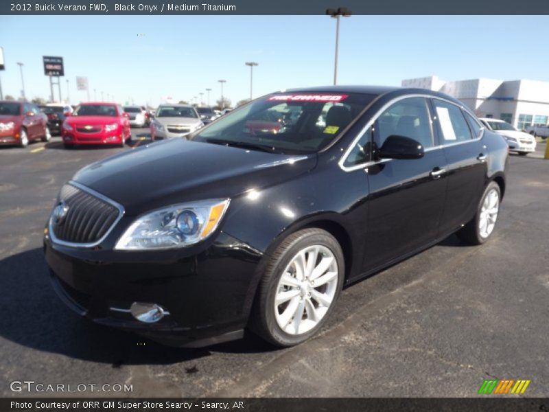 Black Onyx / Medium Titanium 2012 Buick Verano FWD
