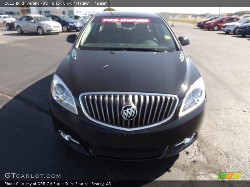 Black Onyx / Medium Titanium 2012 Buick Verano FWD