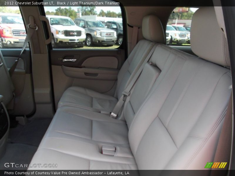 Black / Light Titanium/Dark Titanium 2012 Chevrolet Suburban LT