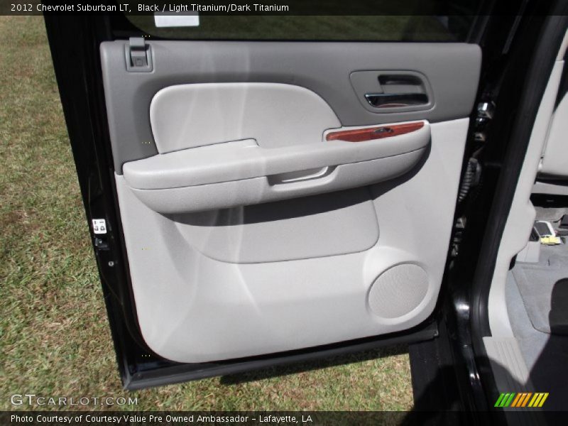 Black / Light Titanium/Dark Titanium 2012 Chevrolet Suburban LT