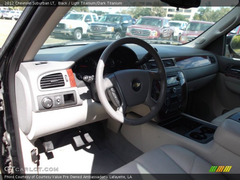 Black / Light Titanium/Dark Titanium 2012 Chevrolet Suburban LT
