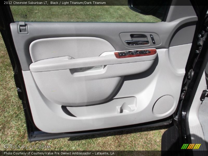 Black / Light Titanium/Dark Titanium 2012 Chevrolet Suburban LT