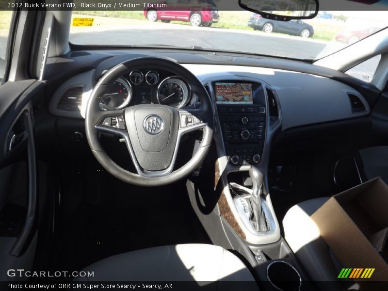 Black Onyx / Medium Titanium 2012 Buick Verano FWD