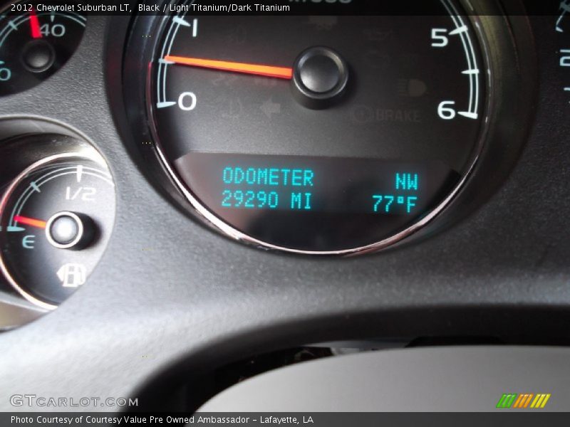 Black / Light Titanium/Dark Titanium 2012 Chevrolet Suburban LT