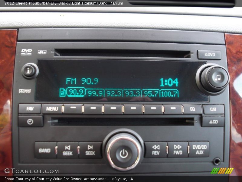 Black / Light Titanium/Dark Titanium 2012 Chevrolet Suburban LT