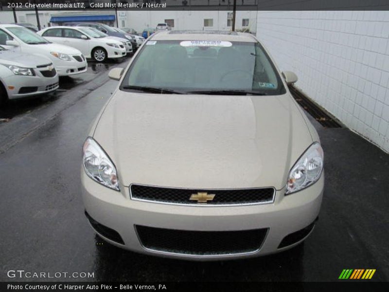 Gold Mist Metallic / Neutral 2012 Chevrolet Impala LTZ