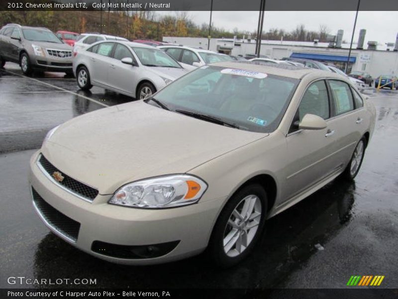 Gold Mist Metallic / Neutral 2012 Chevrolet Impala LTZ