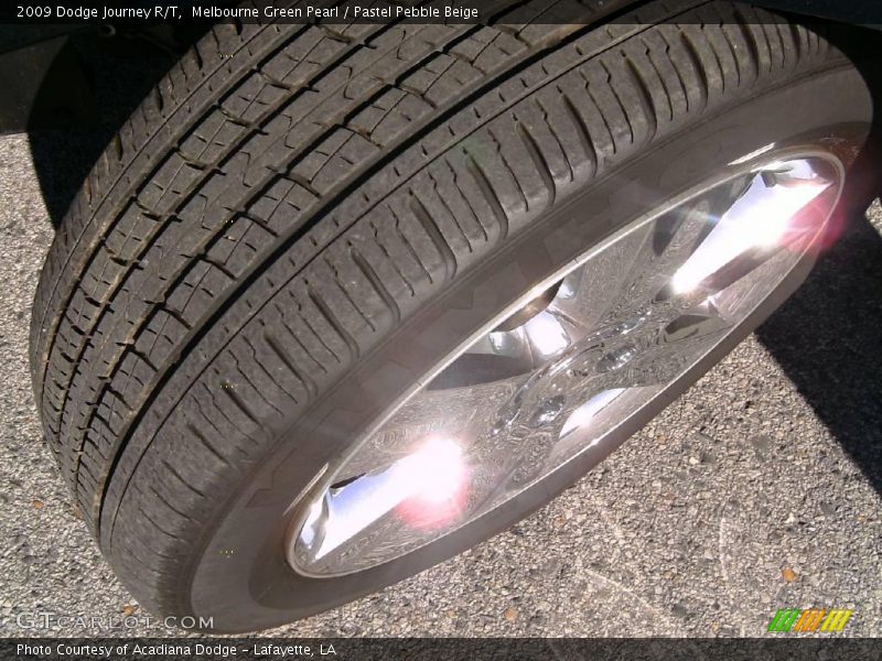 Melbourne Green Pearl / Pastel Pebble Beige 2009 Dodge Journey R/T