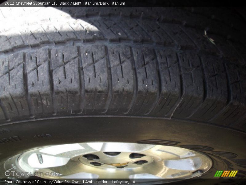 Black / Light Titanium/Dark Titanium 2012 Chevrolet Suburban LT