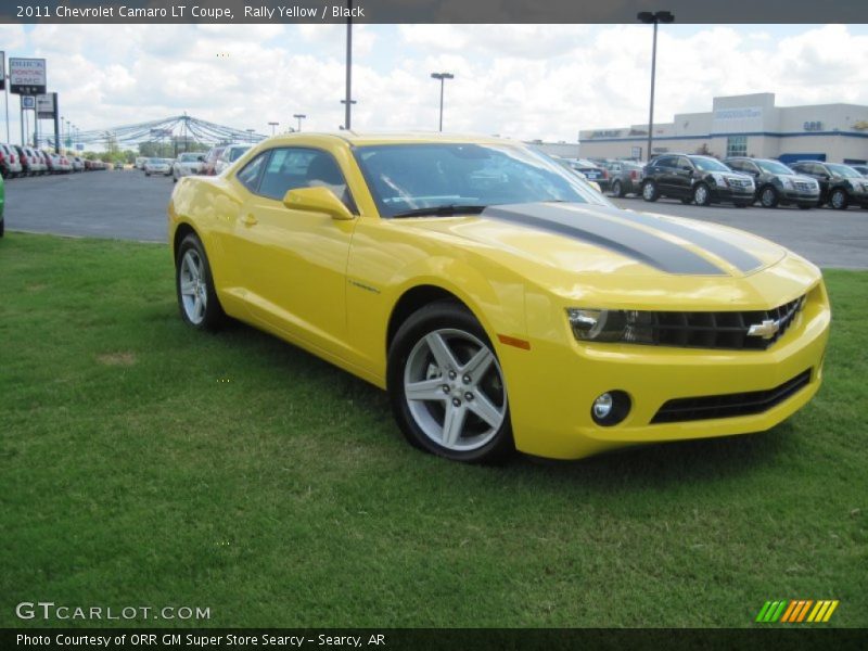 Rally Yellow / Black 2011 Chevrolet Camaro LT Coupe
