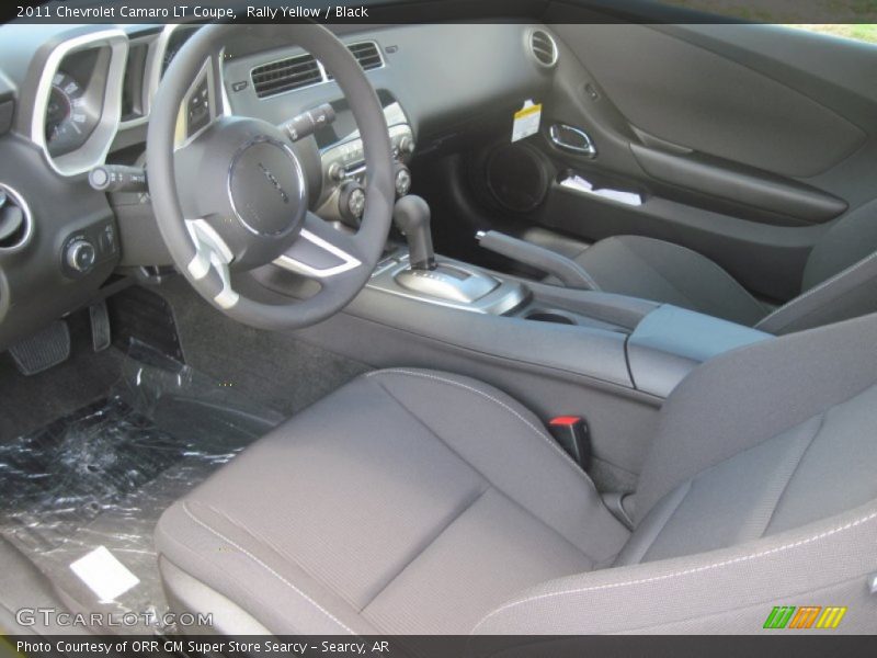 Black Interior - 2011 Camaro LT Coupe 