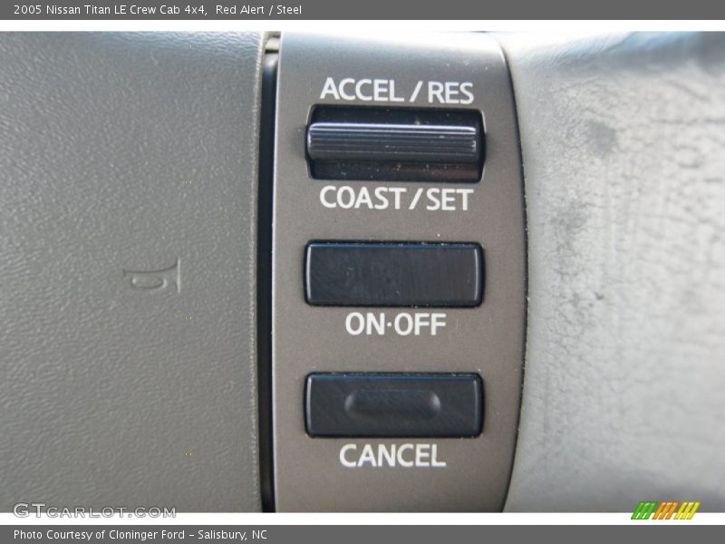 Red Alert / Steel 2005 Nissan Titan LE Crew Cab 4x4
