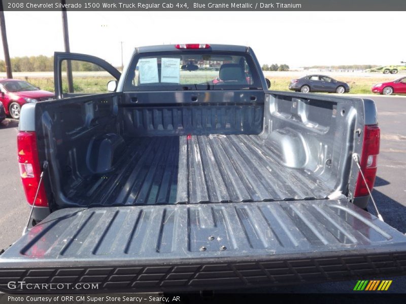Blue Granite Metallic / Dark Titanium 2008 Chevrolet Silverado 1500 Work Truck Regular Cab 4x4