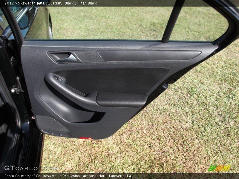 Black / Titan Black 2012 Volkswagen Jetta SE Sedan