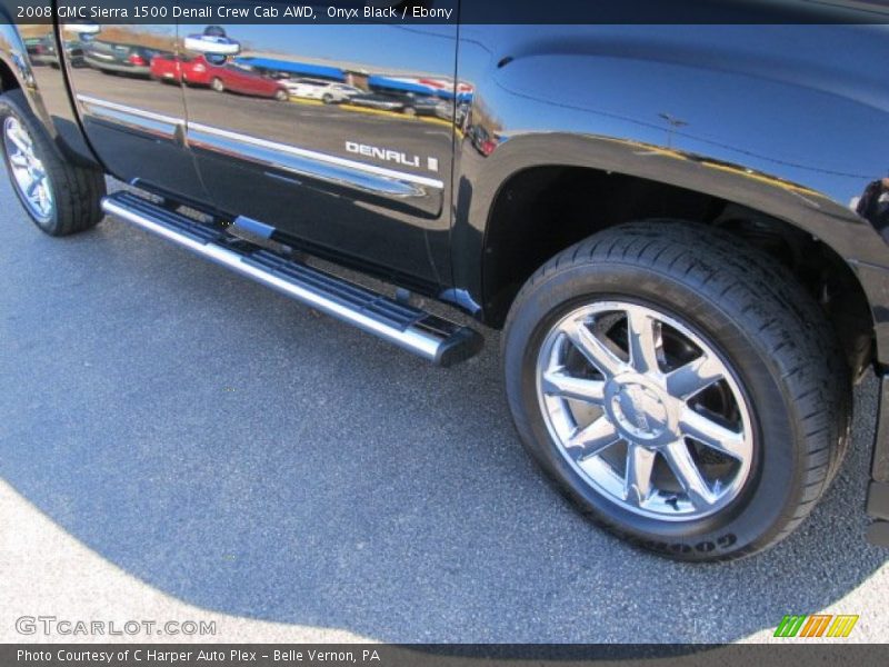 Onyx Black / Ebony 2008 GMC Sierra 1500 Denali Crew Cab AWD