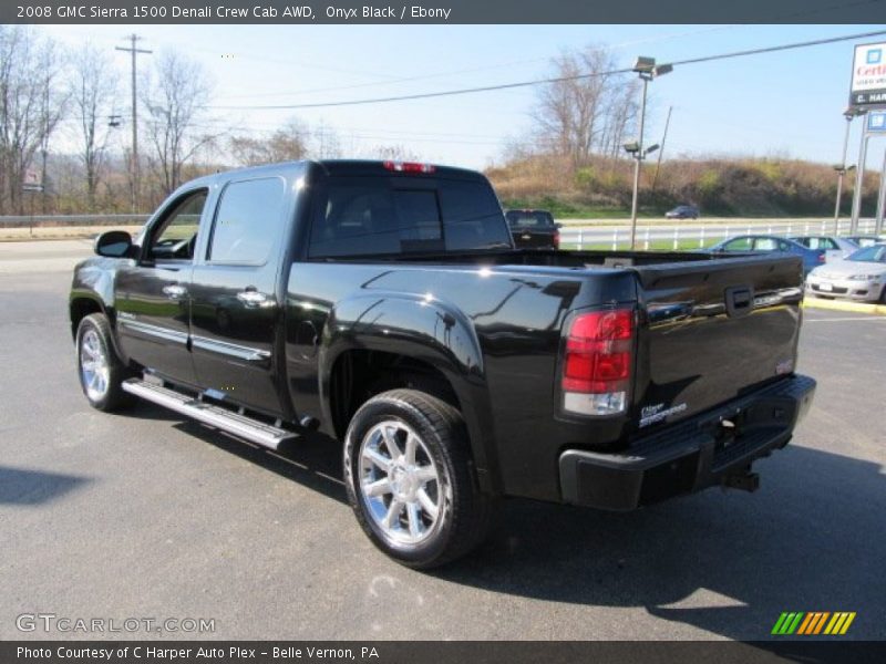 Onyx Black / Ebony 2008 GMC Sierra 1500 Denali Crew Cab AWD