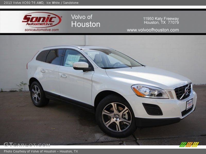 Ice White / Sandstone 2013 Volvo XC60 T6 AWD