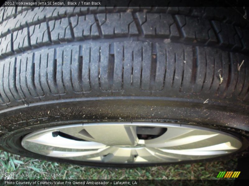 Black / Titan Black 2012 Volkswagen Jetta SE Sedan