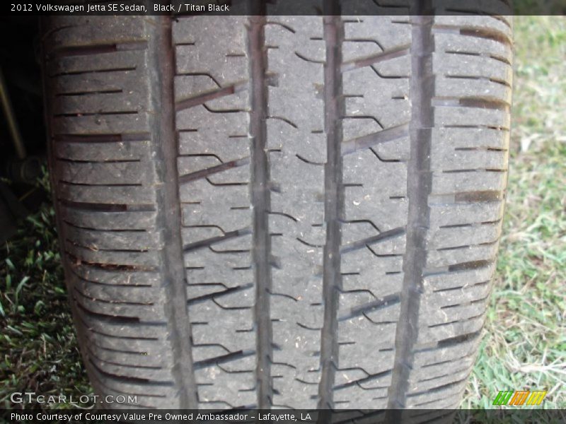 Black / Titan Black 2012 Volkswagen Jetta SE Sedan