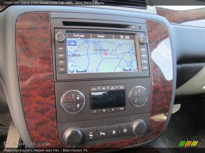 Onyx Black / Ebony 2008 GMC Sierra 1500 Denali Crew Cab AWD