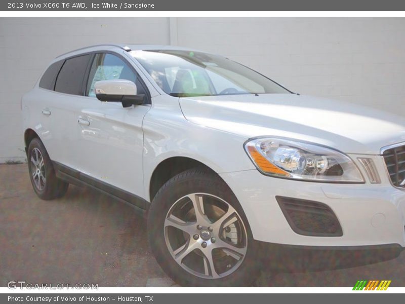Ice White / Sandstone 2013 Volvo XC60 T6 AWD
