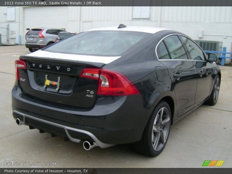 Saville Grey Metallic / Off Black 2013 Volvo S60 T6 AWD