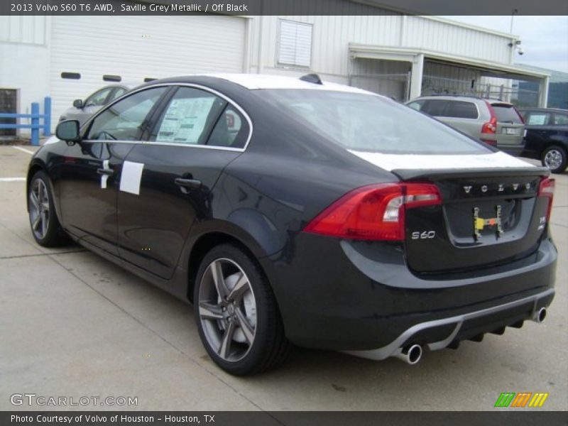 Saville Grey Metallic / Off Black 2013 Volvo S60 T6 AWD