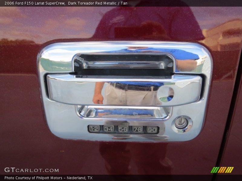 Dark Toreador Red Metallic / Tan 2006 Ford F150 Lariat SuperCrew