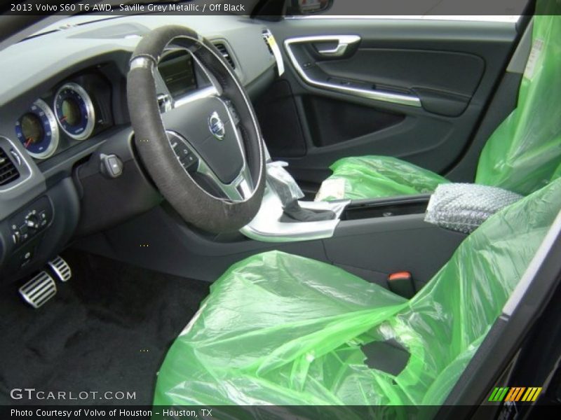 Saville Grey Metallic / Off Black 2013 Volvo S60 T6 AWD