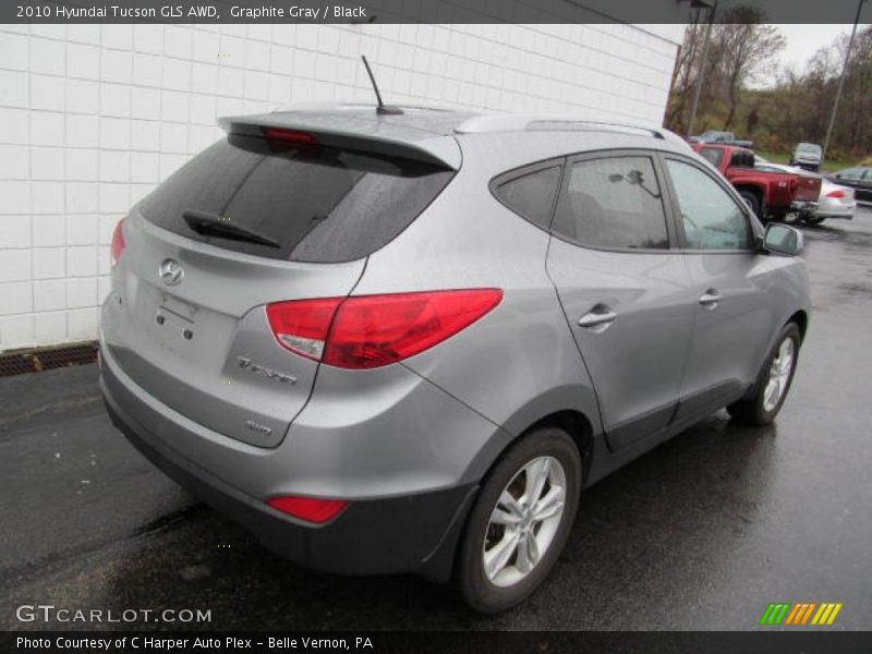 Graphite Gray / Black 2010 Hyundai Tucson GLS AWD