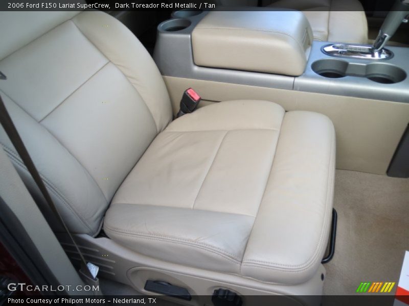 Dark Toreador Red Metallic / Tan 2006 Ford F150 Lariat SuperCrew