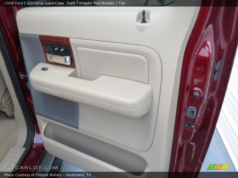 Dark Toreador Red Metallic / Tan 2006 Ford F150 Lariat SuperCrew