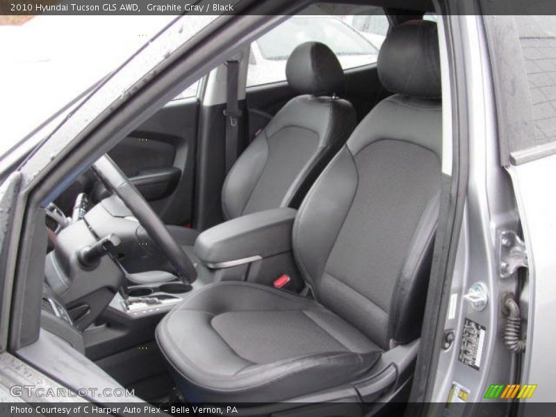 Front Seat of 2010 Tucson GLS AWD