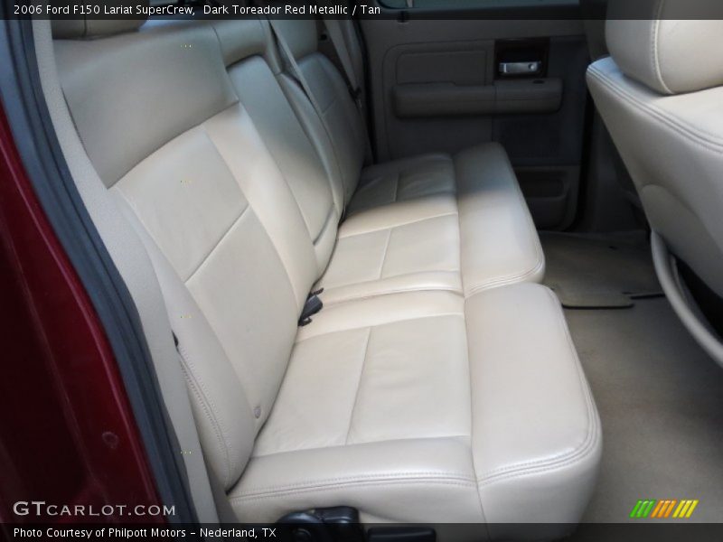 Dark Toreador Red Metallic / Tan 2006 Ford F150 Lariat SuperCrew