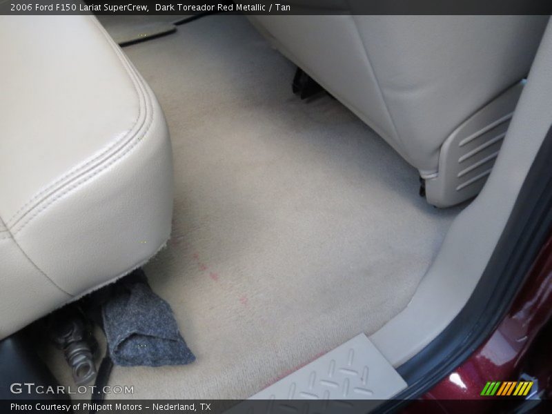 Dark Toreador Red Metallic / Tan 2006 Ford F150 Lariat SuperCrew