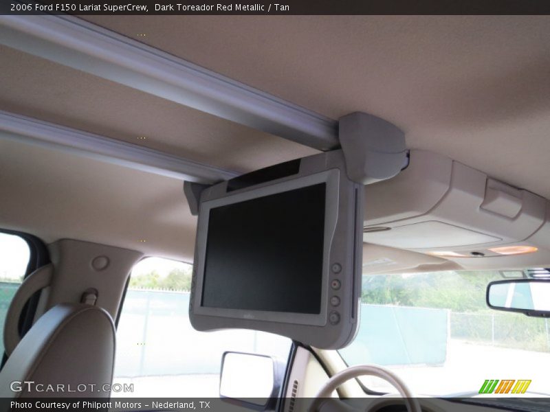 Dark Toreador Red Metallic / Tan 2006 Ford F150 Lariat SuperCrew