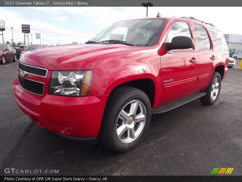 Victory Red / Ebony 2013 Chevrolet Tahoe LT