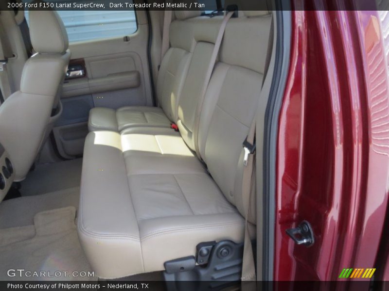 Dark Toreador Red Metallic / Tan 2006 Ford F150 Lariat SuperCrew