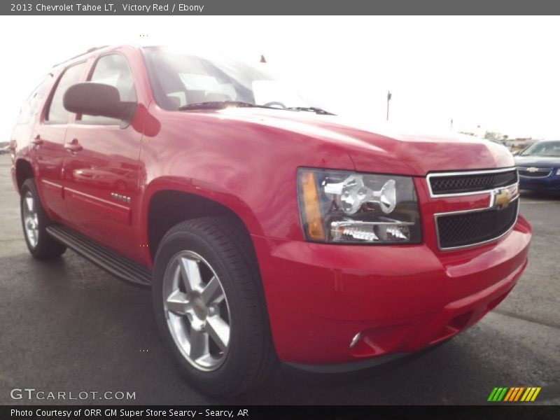 Victory Red / Ebony 2013 Chevrolet Tahoe LT