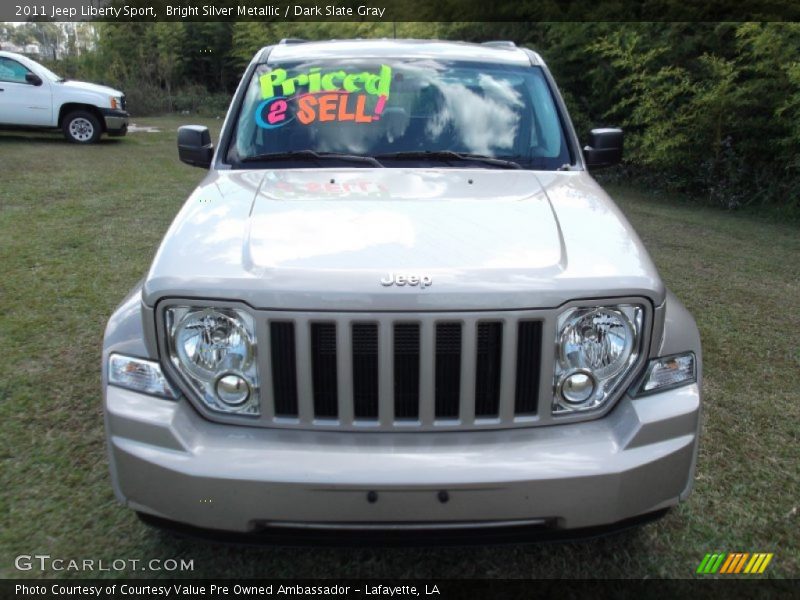 Bright Silver Metallic / Dark Slate Gray 2011 Jeep Liberty Sport