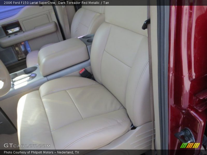 Dark Toreador Red Metallic / Tan 2006 Ford F150 Lariat SuperCrew