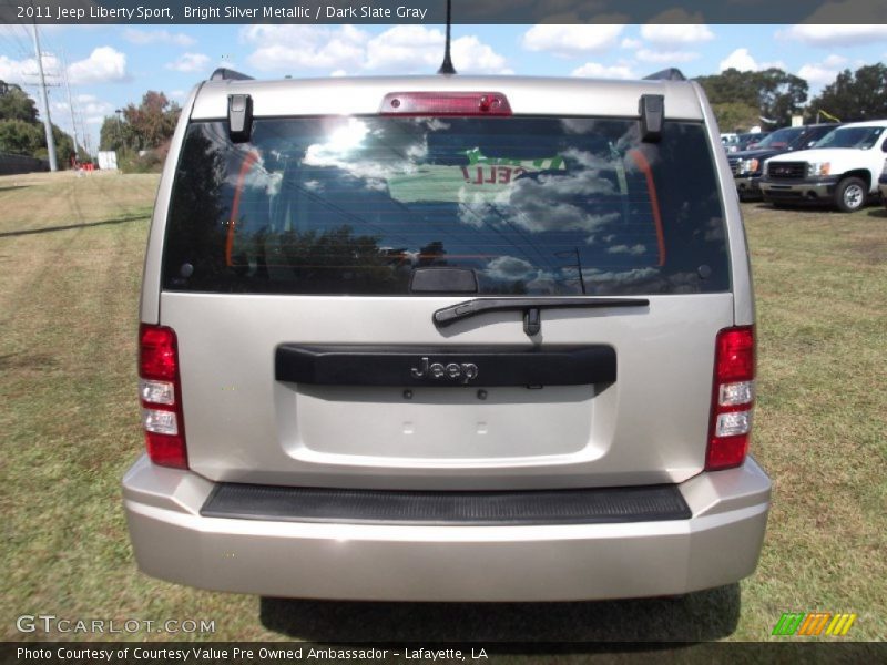 Bright Silver Metallic / Dark Slate Gray 2011 Jeep Liberty Sport