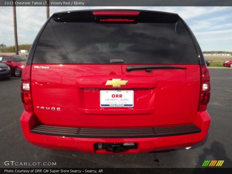 Victory Red / Ebony 2013 Chevrolet Tahoe LT