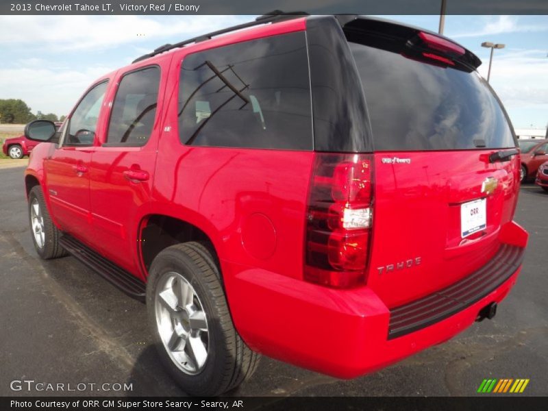 Victory Red / Ebony 2013 Chevrolet Tahoe LT